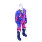 Preview: M.A.S.K. Julio Lopez Figur 5 cm | Kenner 1988 | Loose ohne Maske | Farbvariante